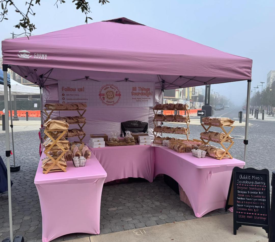 Addie Mae's Farmers Market Booth